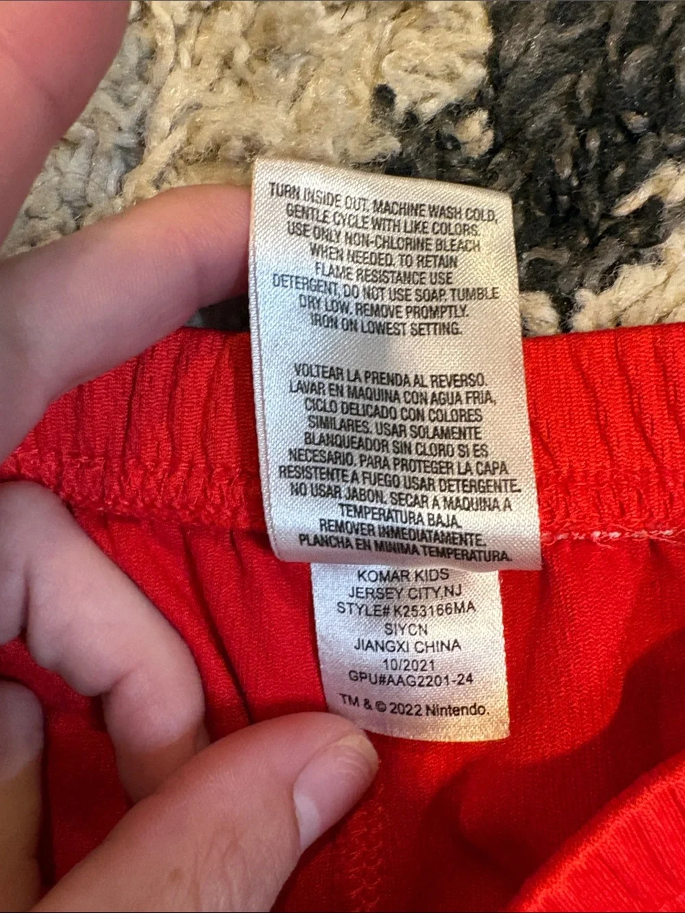 3/$20! Boys kids XS size 4-5 shorts Red Kids' Athletic Shorts 'Since 92' Patch